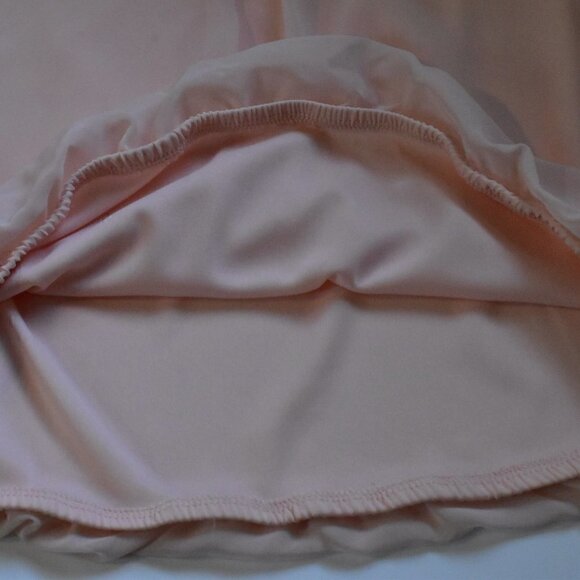 AB Studio Boho Sheer Angel Sleeve Pullover Pink Blouse Top Size M - Picture 6 of 10